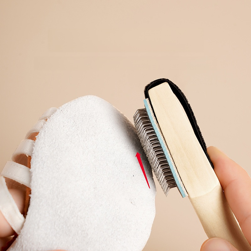 多目的木製靴ブラシクリーナー