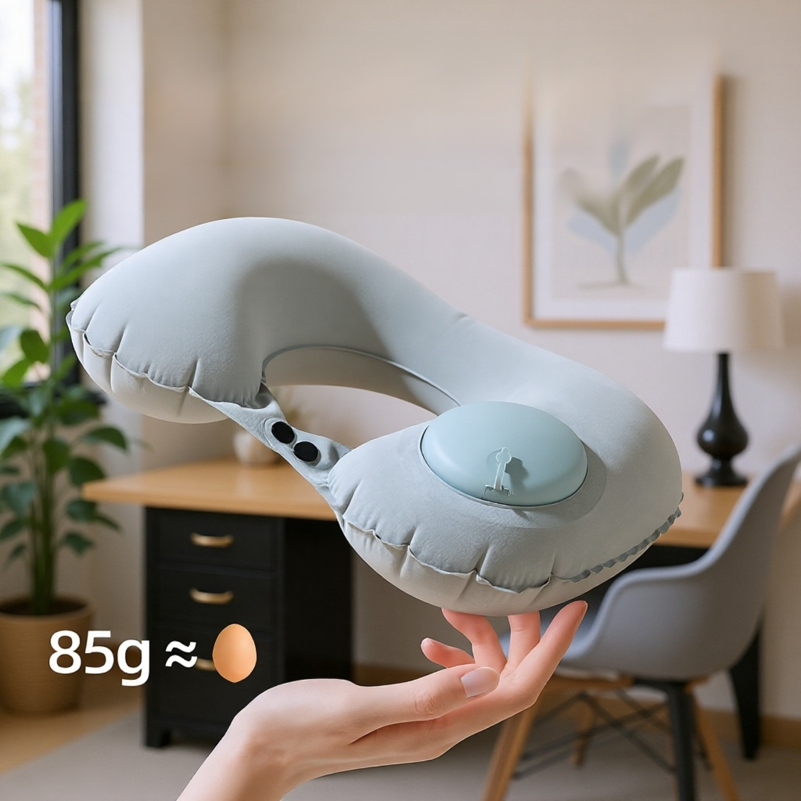 Reisekissen mit abwaschbarem Bezug und weichem Material