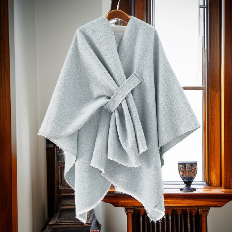  캐시미어 솔리드 컬러 숄 추동 케이프 담요