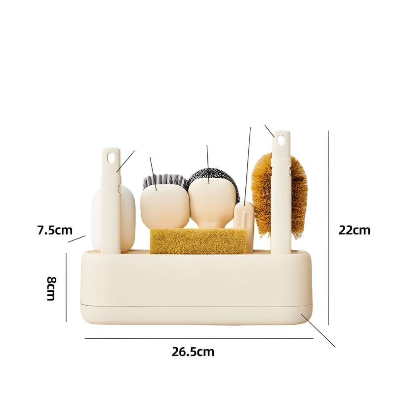 주방 청소 및 정리 브러시 세트