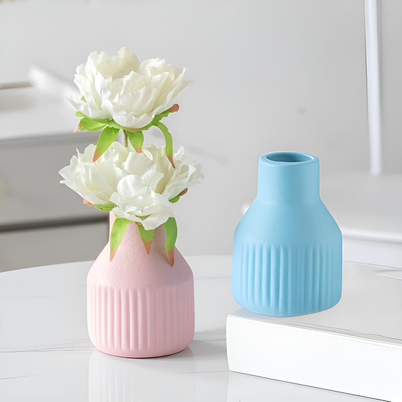 Ceramic vases for home decoration