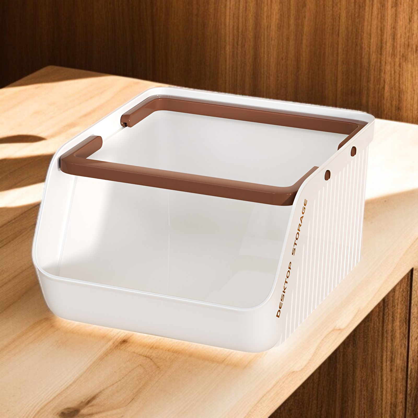 デスクトップ透明アクリル引き出し収納ボックスフェイシャルマスクスキンケア化粧品雑貨収納バスケットスナックラック