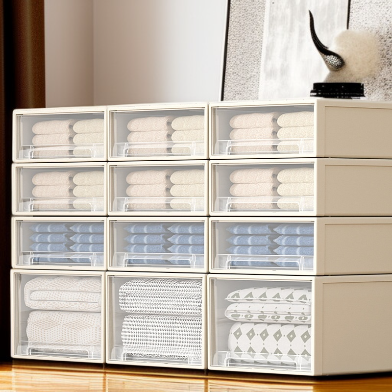 Caja organizadora de ropa multifuncional para armario