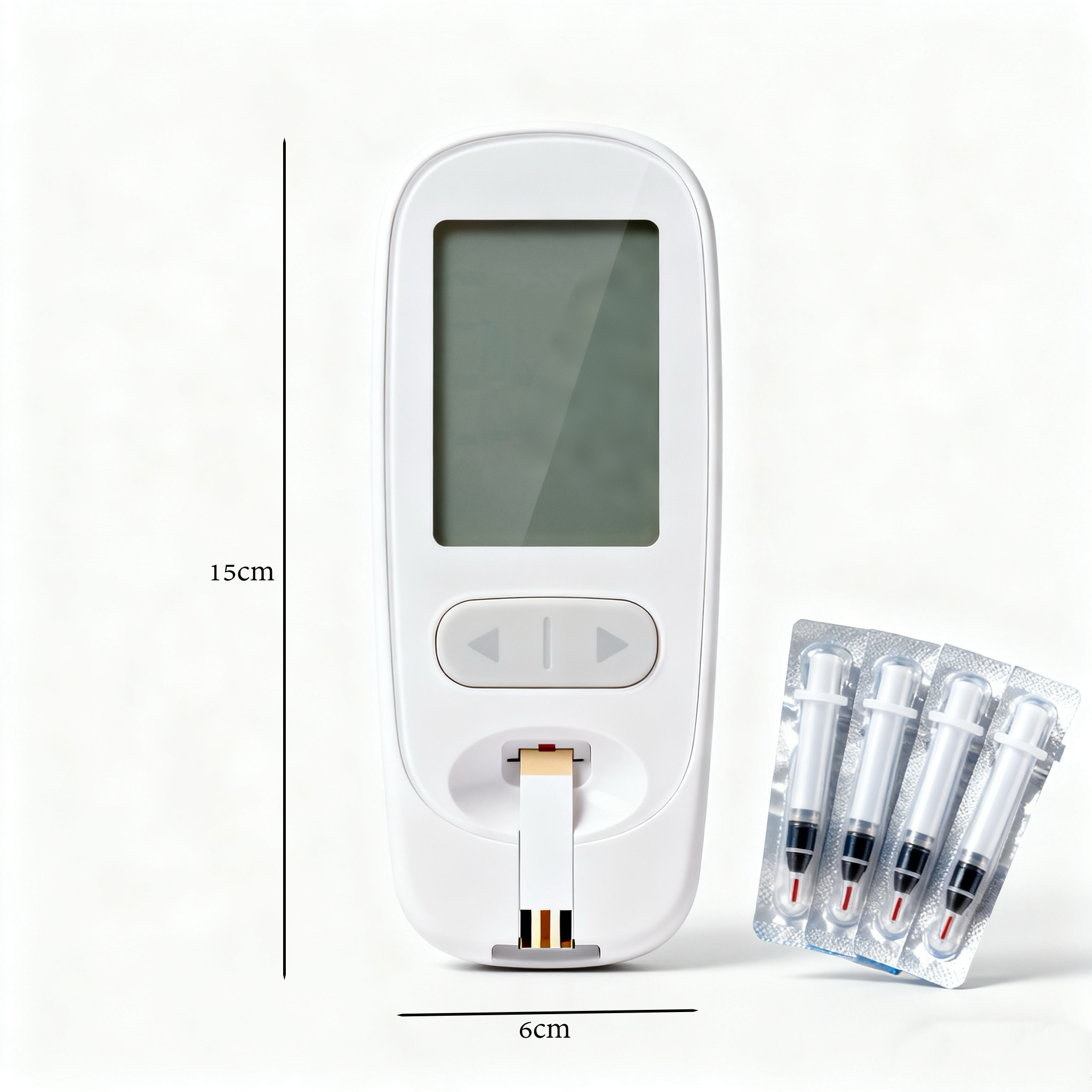 แสดงผลการวัดน้ำตาลในเลือดอย่างแม่นยำ