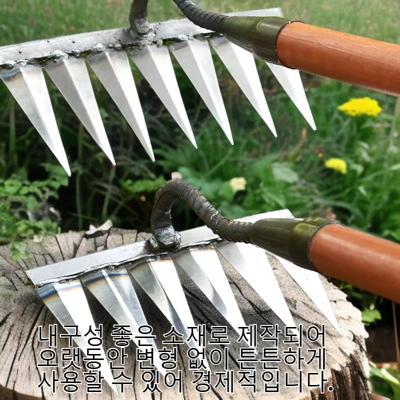 인체공학적 제초삽 일체형 뿌리 뽑기 삽