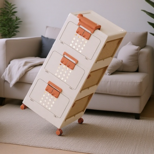 Installationsfreier Kinder-Snack-Aufbewahrungsschrank mit großer Kapazität