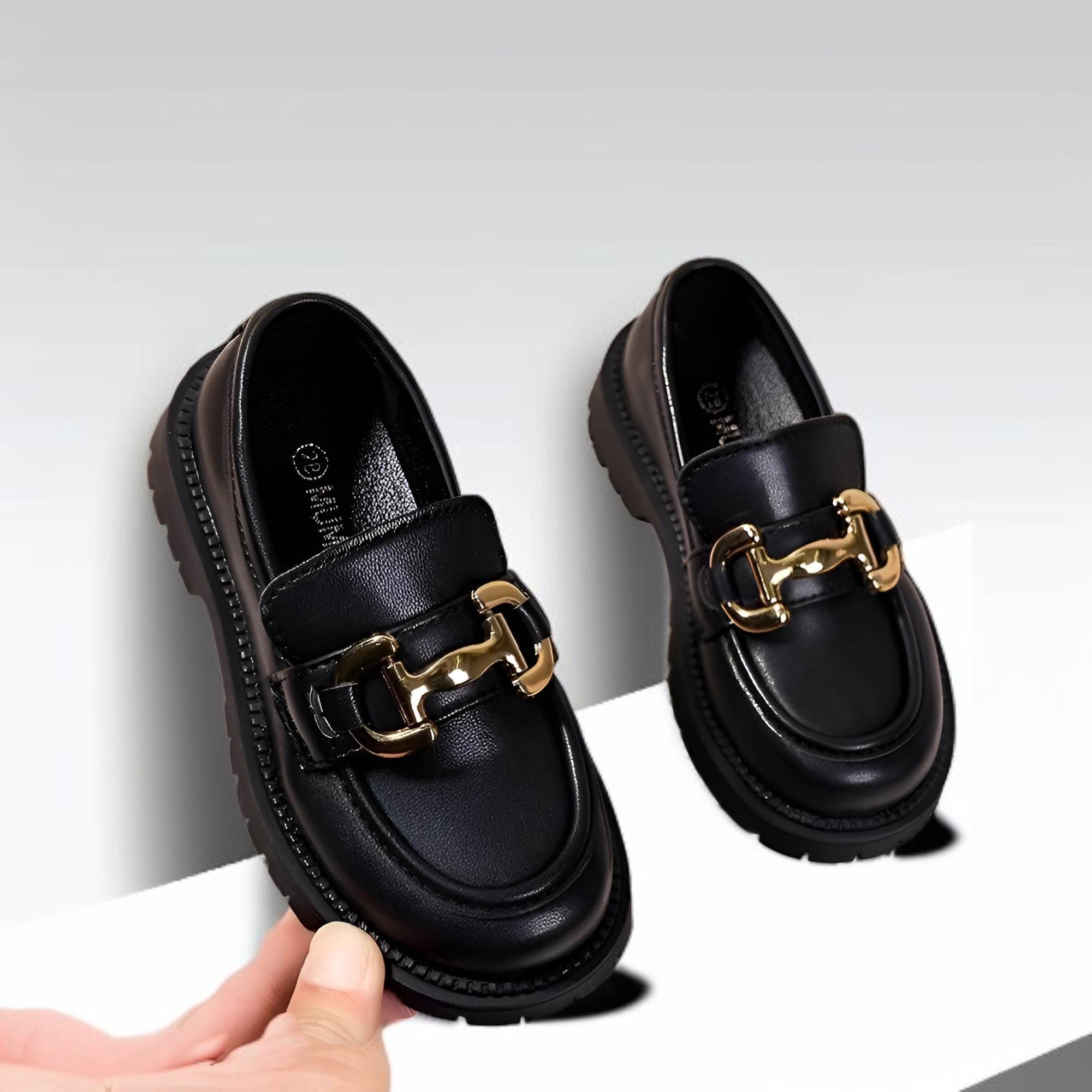 새로운 봄/가을 정품 가죽 소프트솔 로퍼