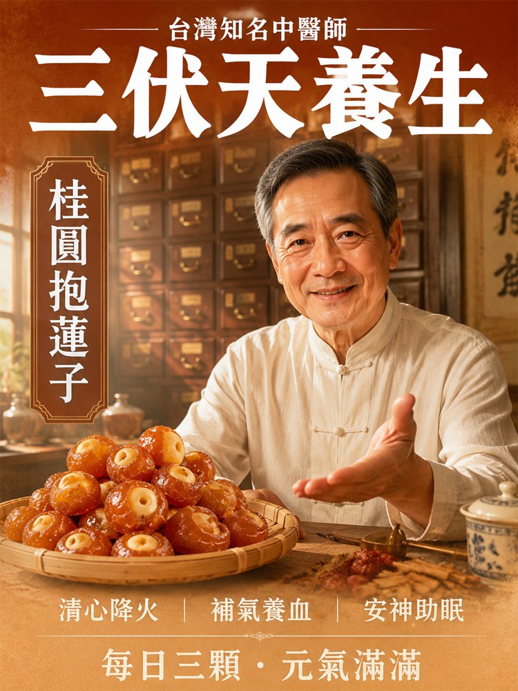 中醫師推薦的三伏天养生：桂圆抱莲子