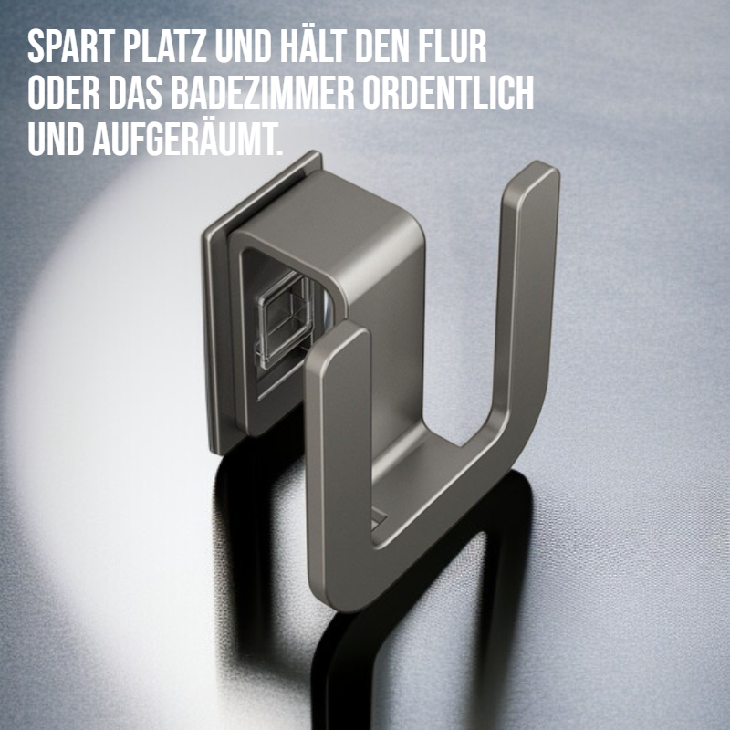 Pantoffelaufnahme ohne Bohrungen Wand hängen Haken