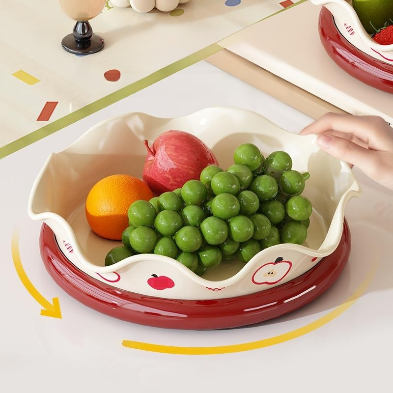 Rotatable fruit tray