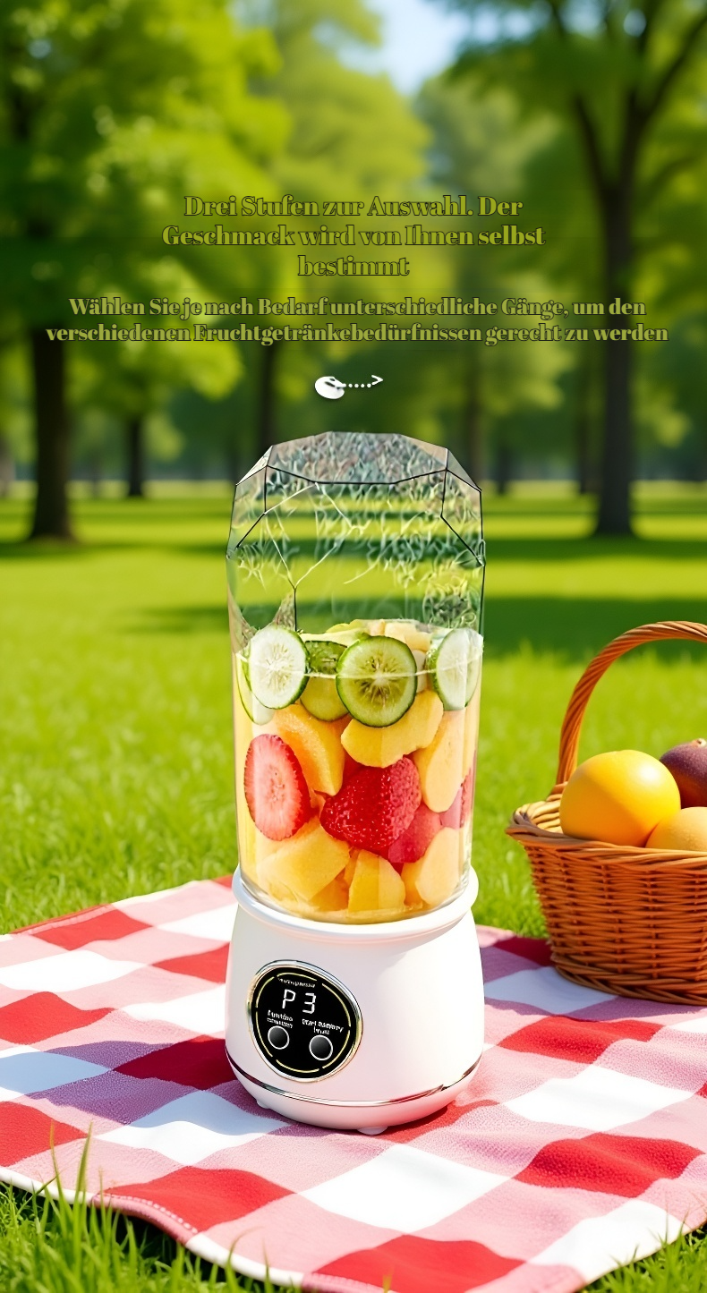 Frische Säfte mit dem elektrischen Entsafter zubereiten