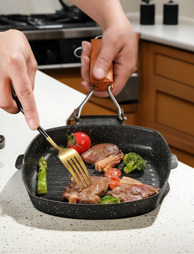 مقلاة قابلة للطي مصنوعة من مواد عالية الجودة