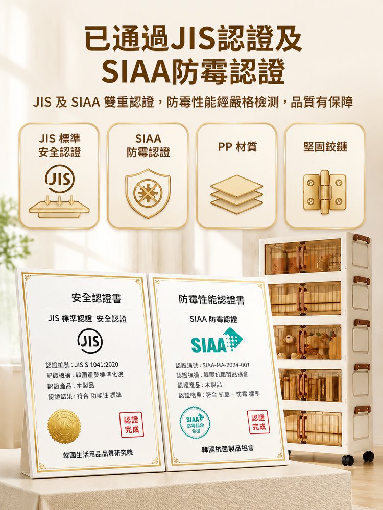 摺疊式免安裝收納櫃