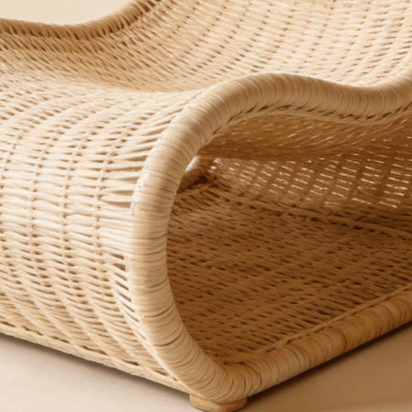 ชุดเก้าอี้หวาย 2 ชิ้น สำหรับตกแต่งบ้าน