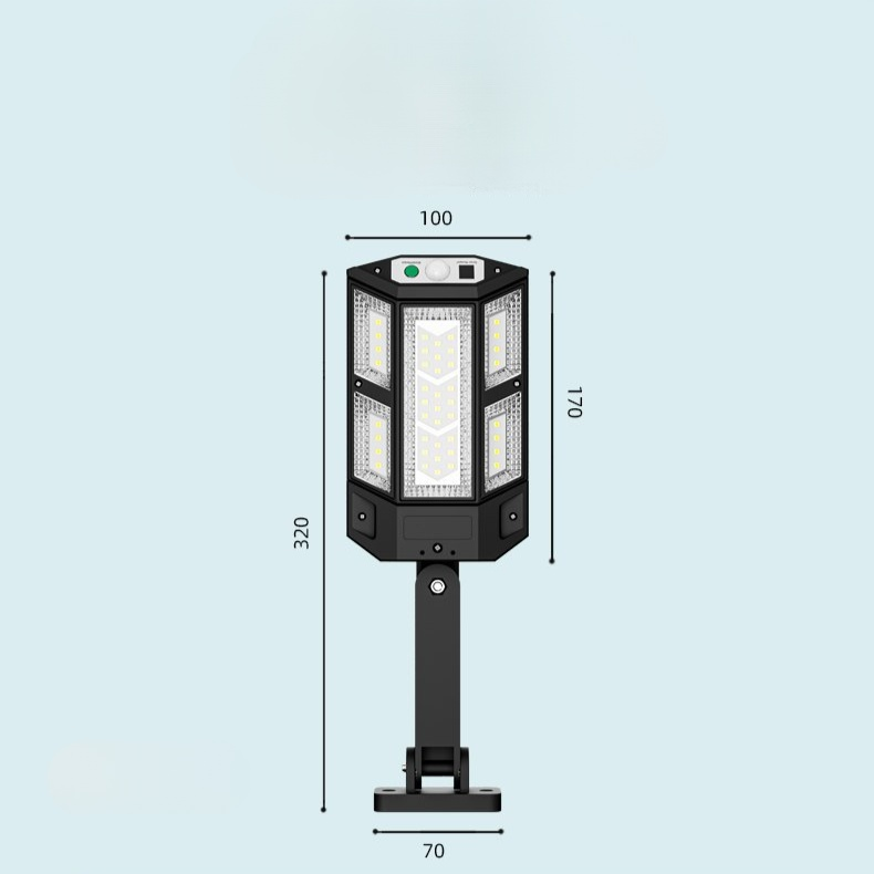 Remote-Controlled, Sensor-Activated Solar Light