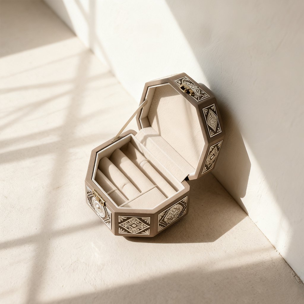 귀걸이와 반지 정리용 악세서리 보관함