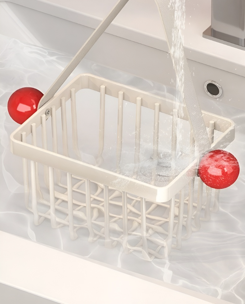 실용적인 디자인의 주방 수납 바구니