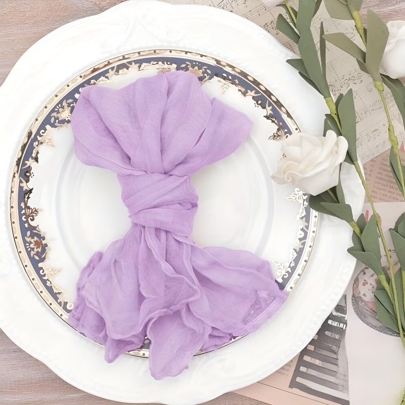 Square crepe placemats