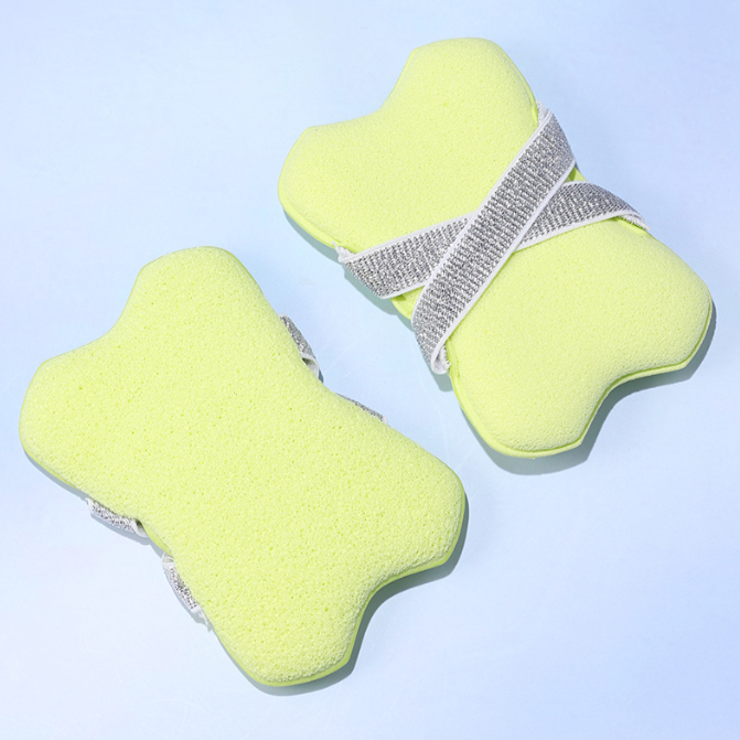 더블 리본 바디 솝 스펀지 