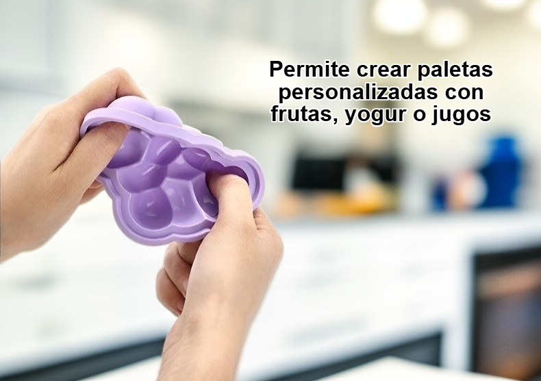 Kit de moldes para paletas con palitos incluidos