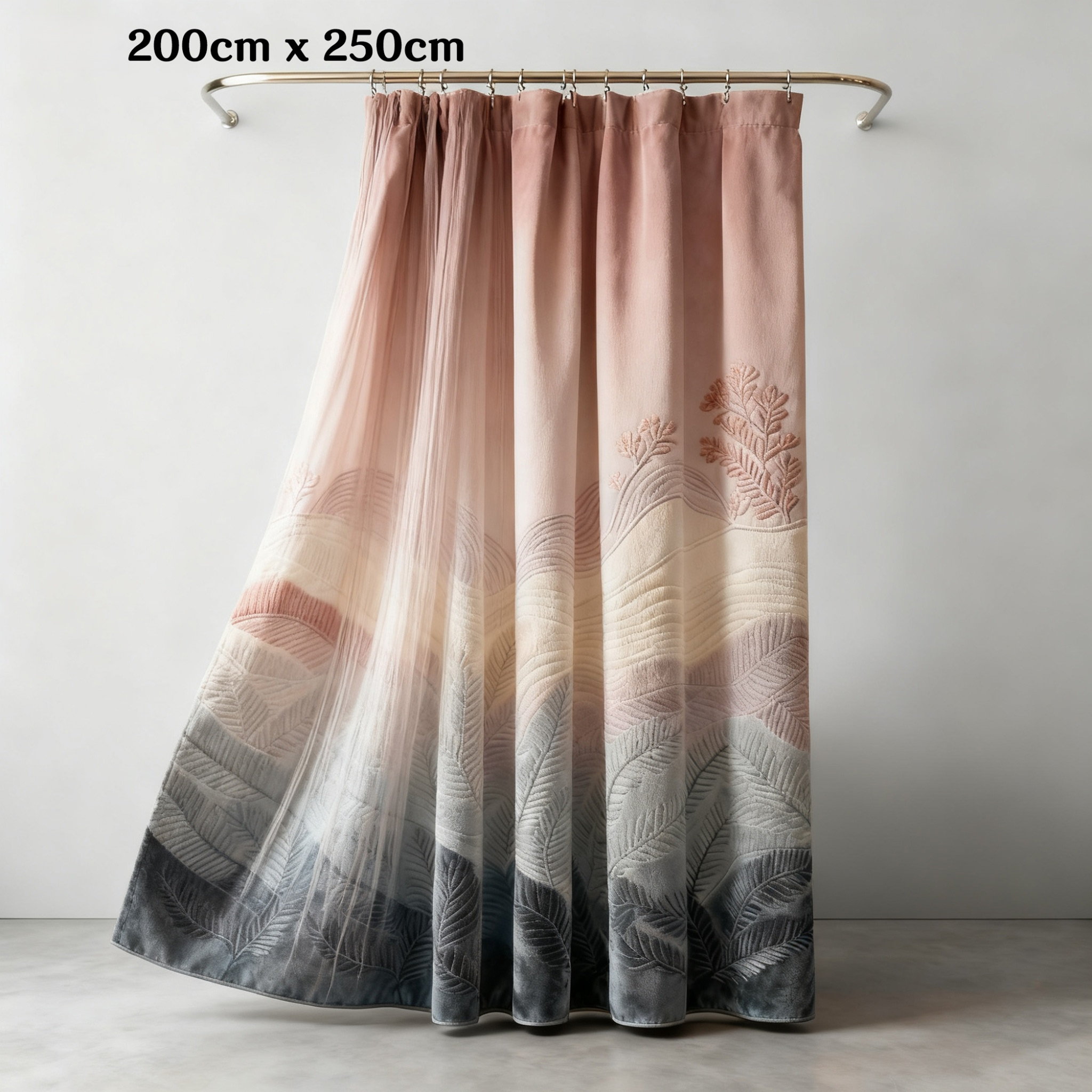 ผ้าม่านเส้นใยคุณภาพสูงสำหรับห้องน้ำ