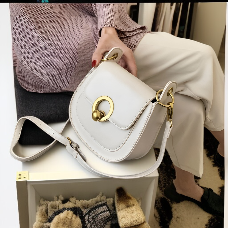 حقيبة يد عصرية بطراز رجعي