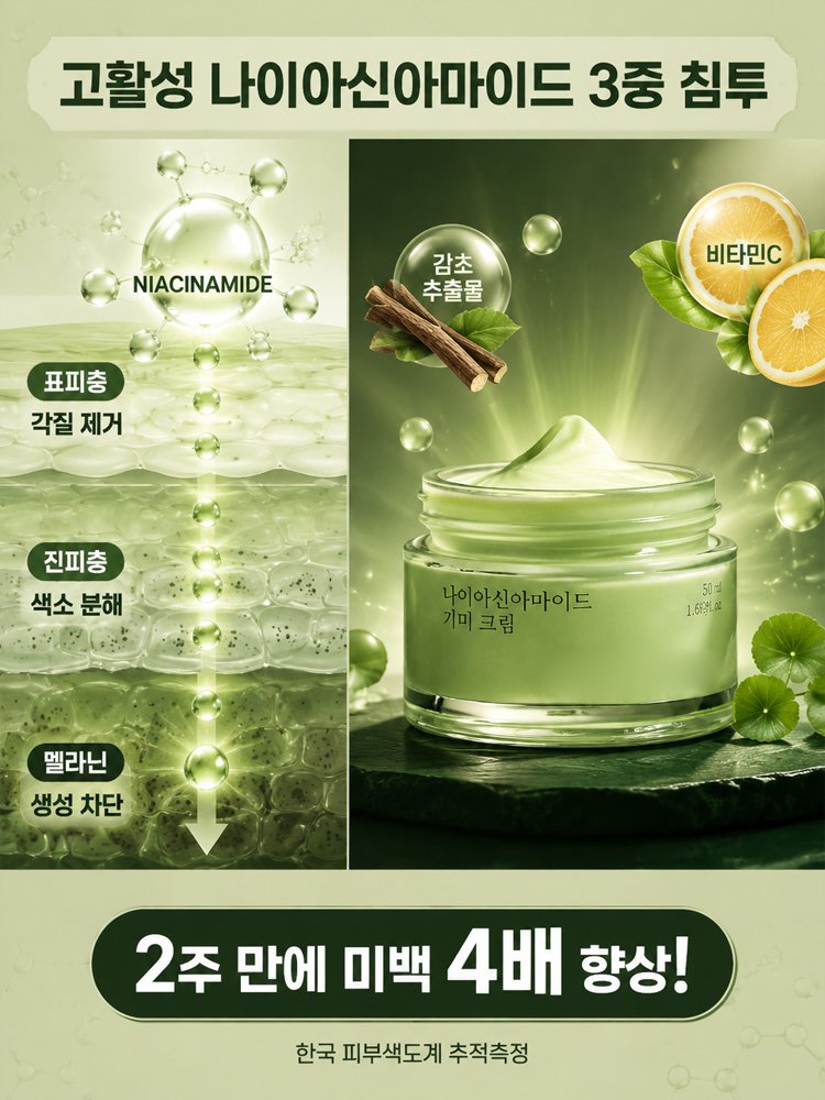 기미 케어 미백 크림