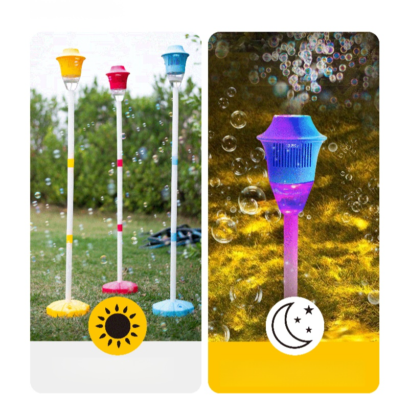 เครื่องทำฟองสบู่ไฟถนนกลางแจ้ง