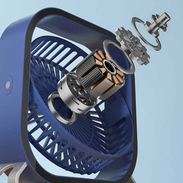 Ventilador de aire potente para escritorio, ajustable y portátil