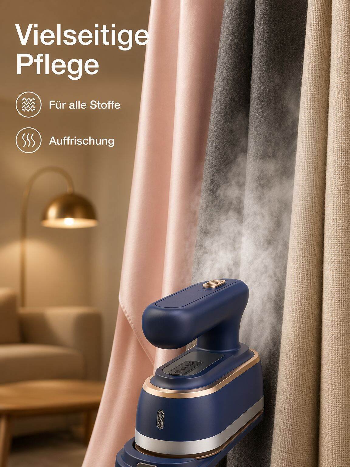 Handbügelmaschine zum Aufhängen Handdampfbügeleisen Haushaltsdampfbügeleisen Hochleistungs-faltbare 