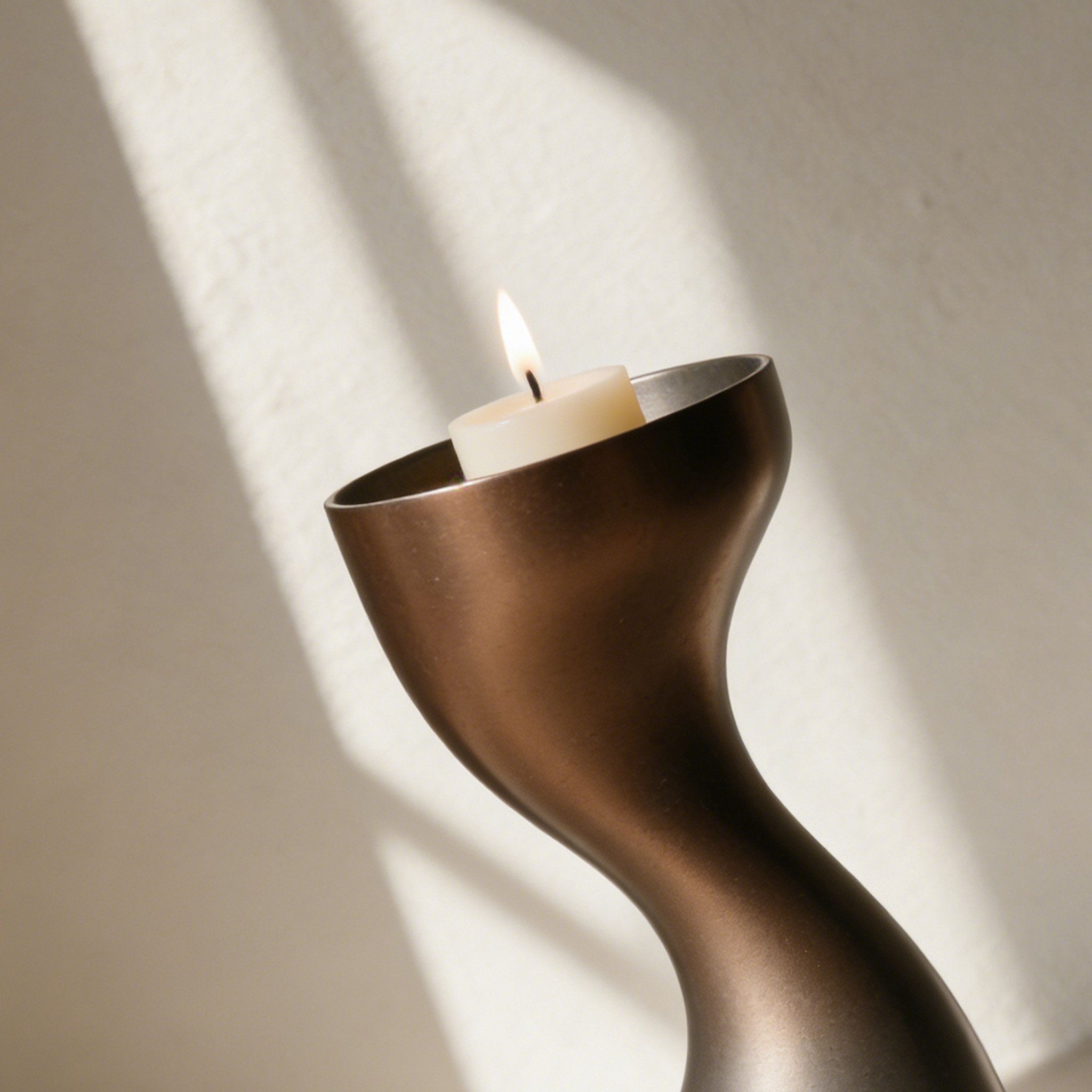 メタルメロディー装飾キャンドルホルダー（3個セット）