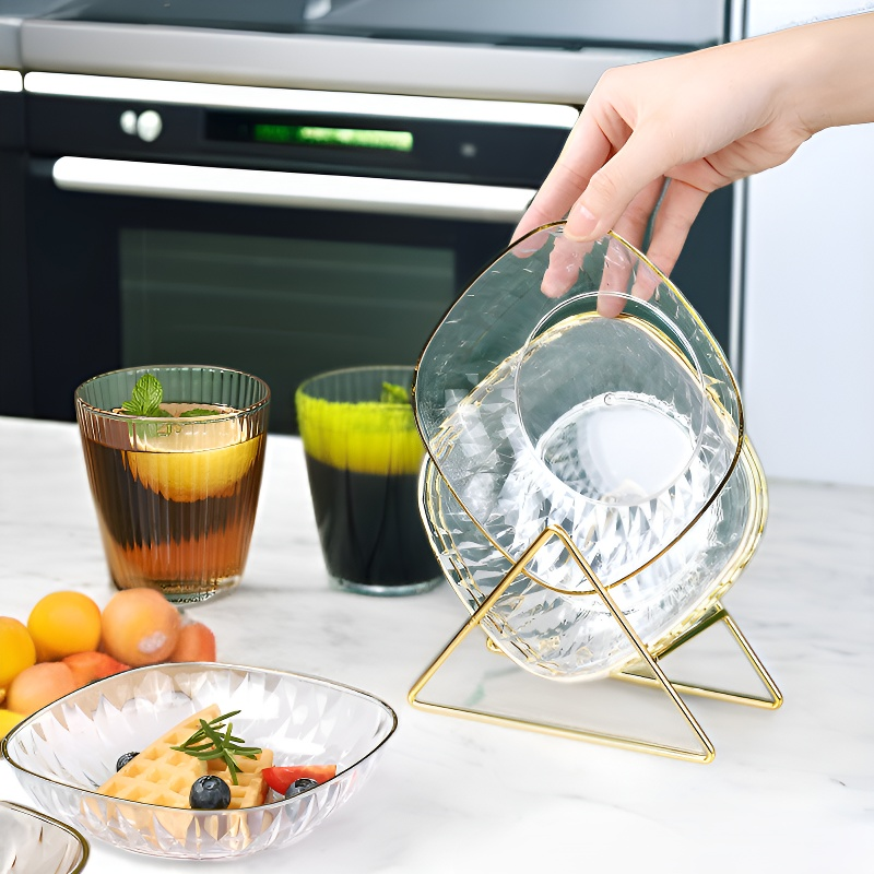 가정용 투명 다용도 과일 접시 견과류 접시 사탕 접시 식기