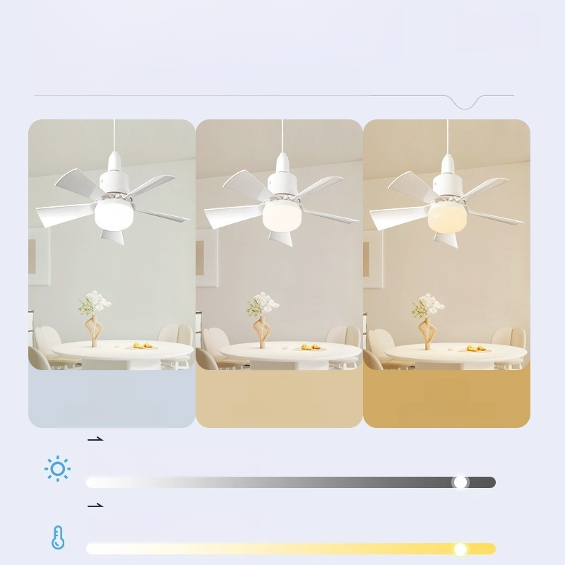 Fan Light with Illumination for Bedroom
