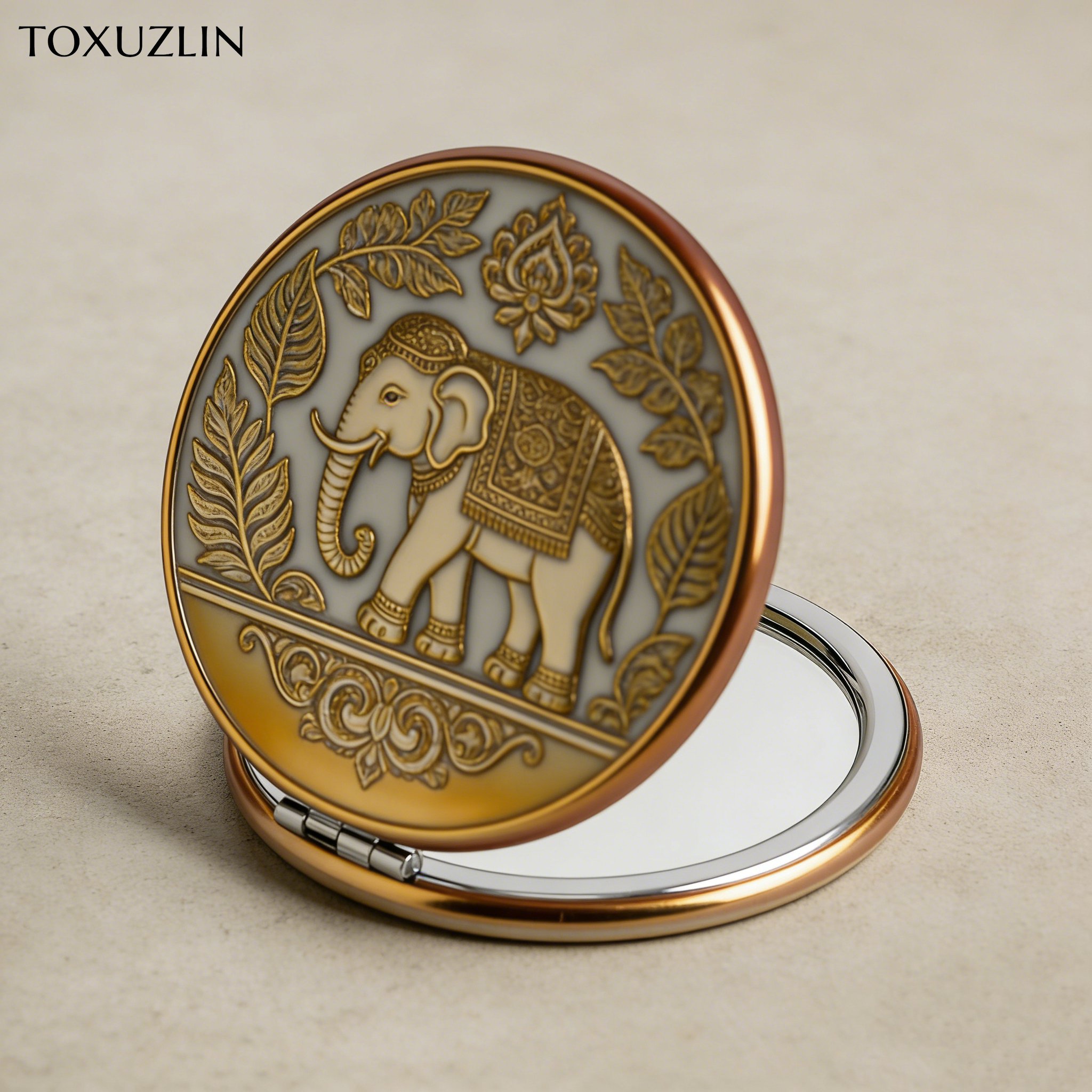 กระจกแต่งหน้ามีกำลังขยาย เห็นรายละเอียดชัดเจน