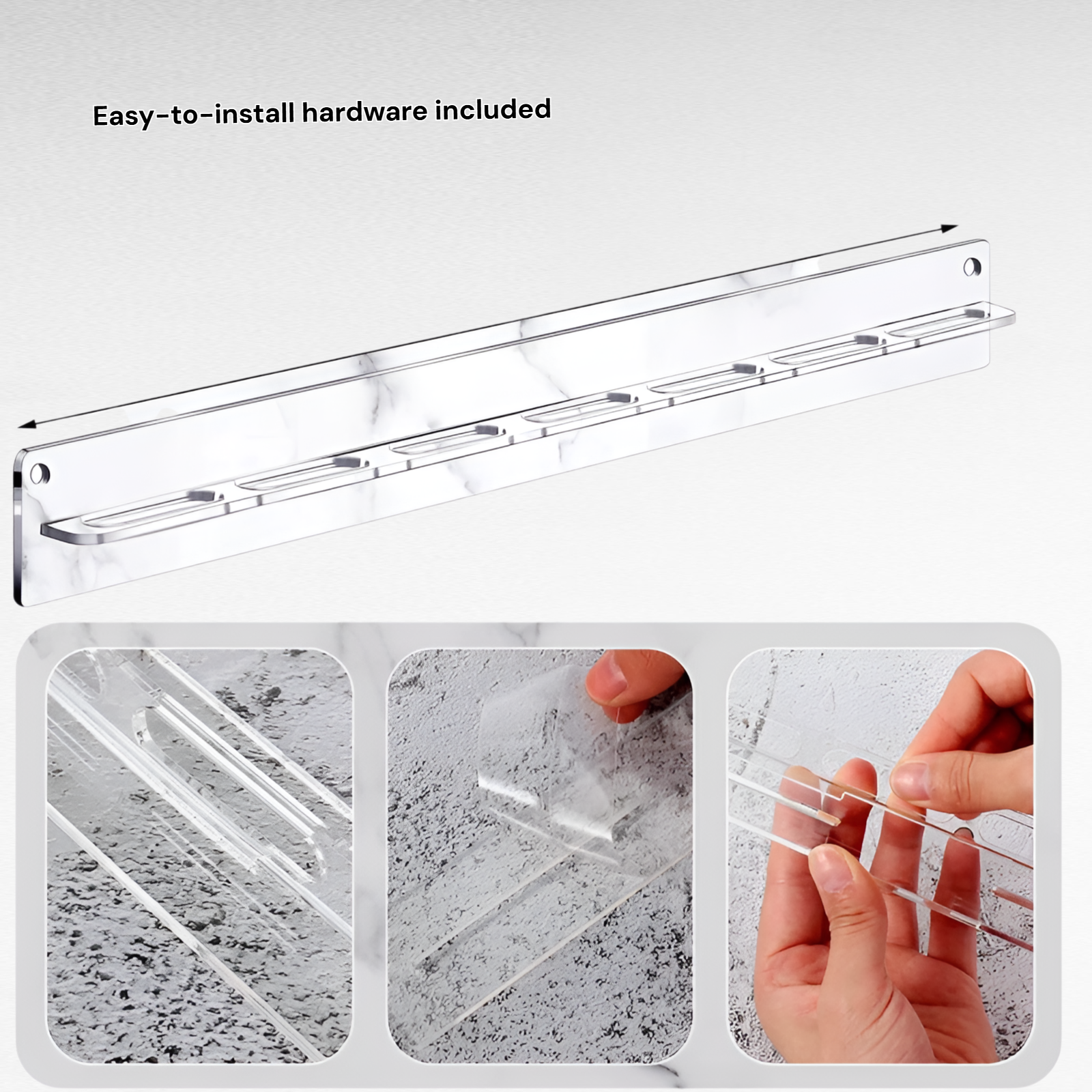 High-end Acrylic Wall-mounted Sunglasses Display Rack