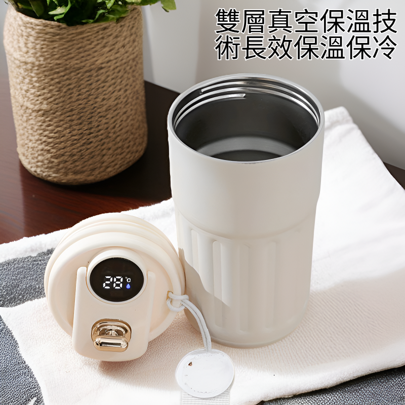 智能溫度顯示咖啡杯保溫杯