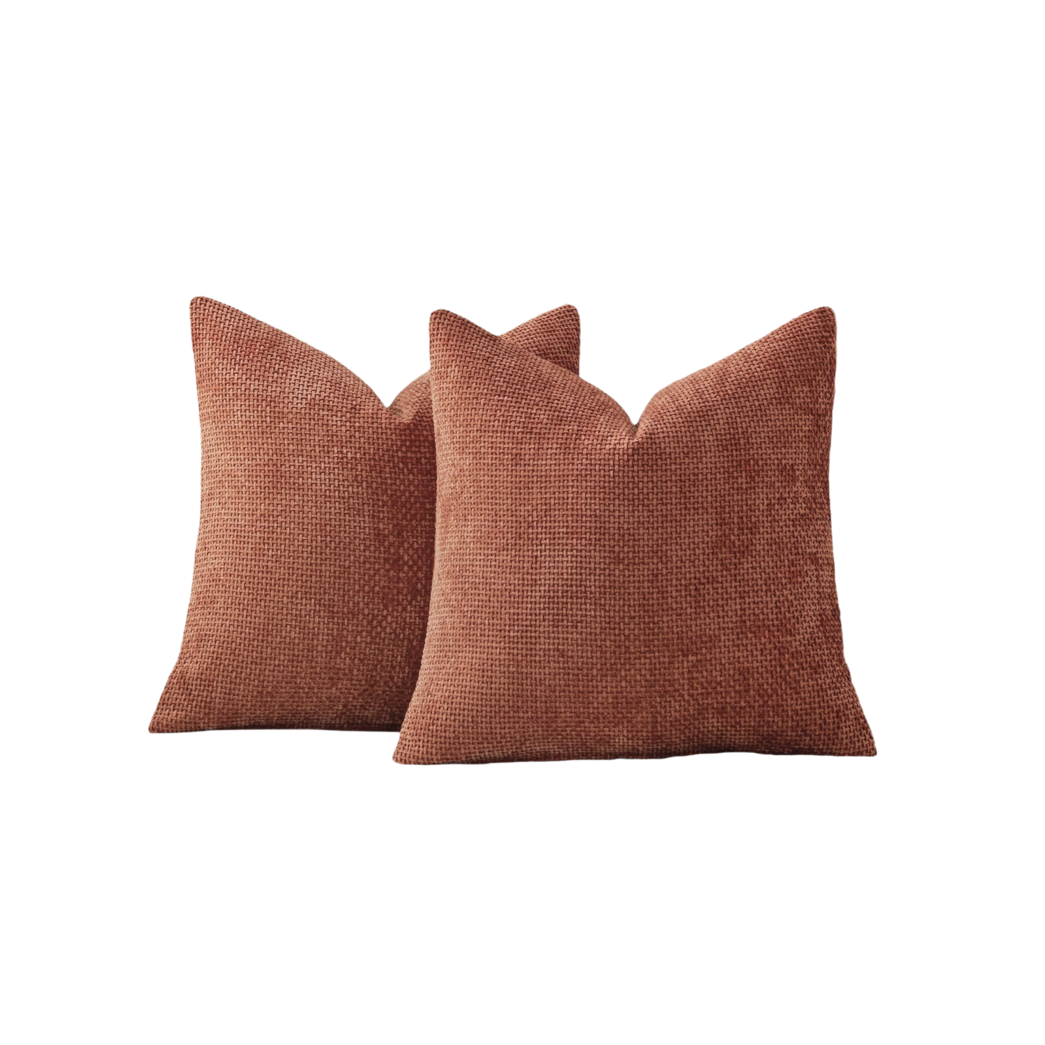 Cross-woven chenille cushion cover