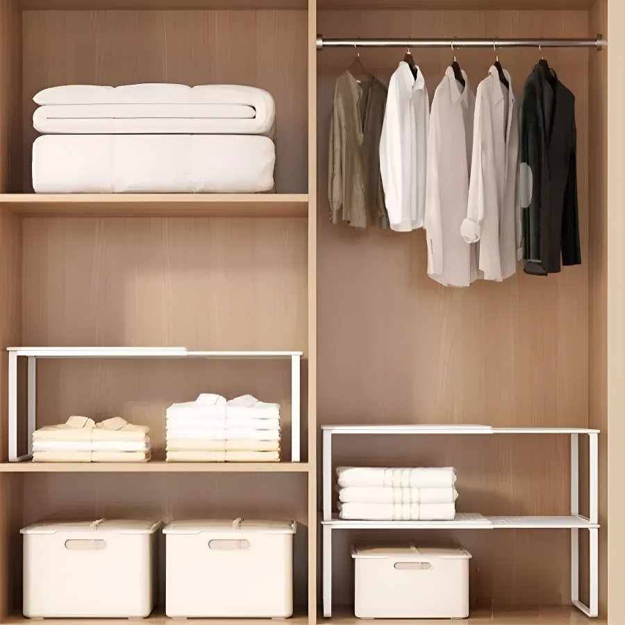 櫥櫃分隔收纳层架