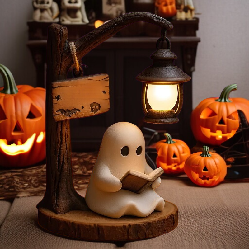 독서용 무드등으로 활용 가능한 유령 조명