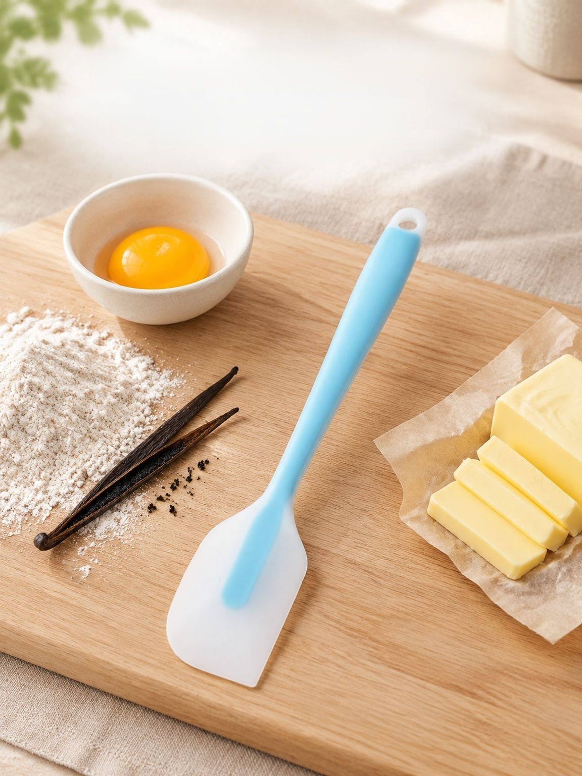 Einteiliger Cremespatel für Kuchen und Backwaren