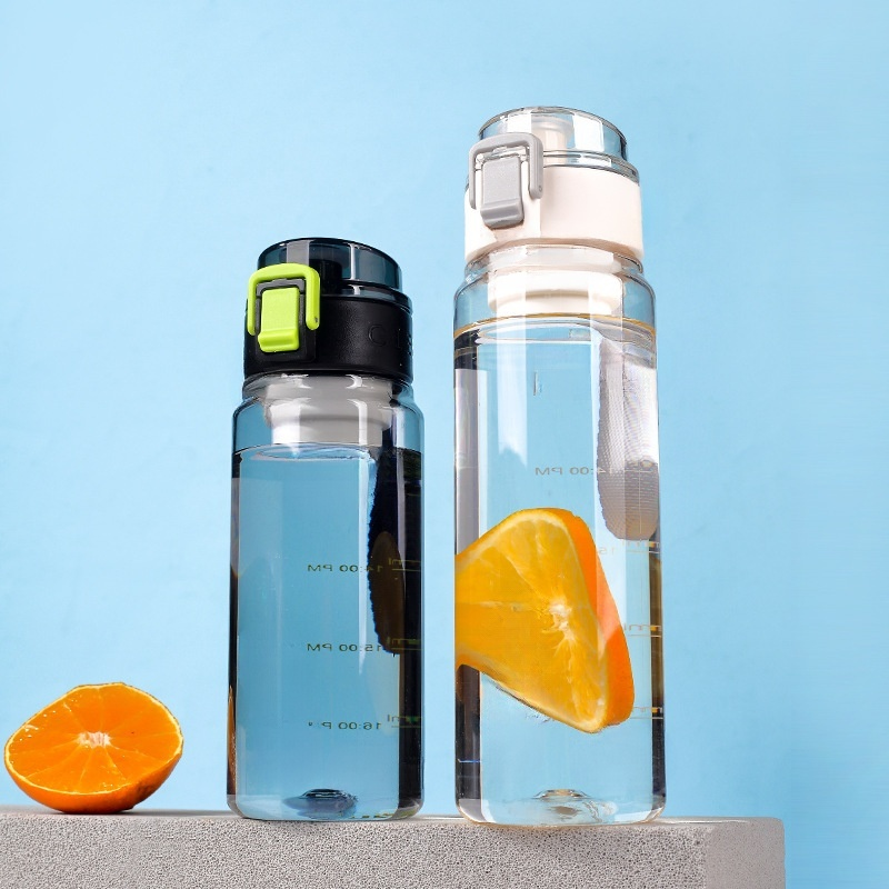 Xile water cup tritan material student portable large capacity high color value with tea leakage tea
