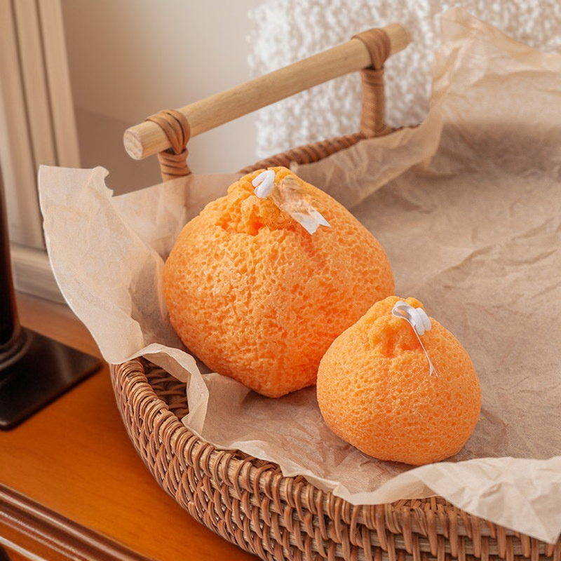 شمعة عطرية للزينة، شمعة فاكهة البرتقال القبيح المحاكاة