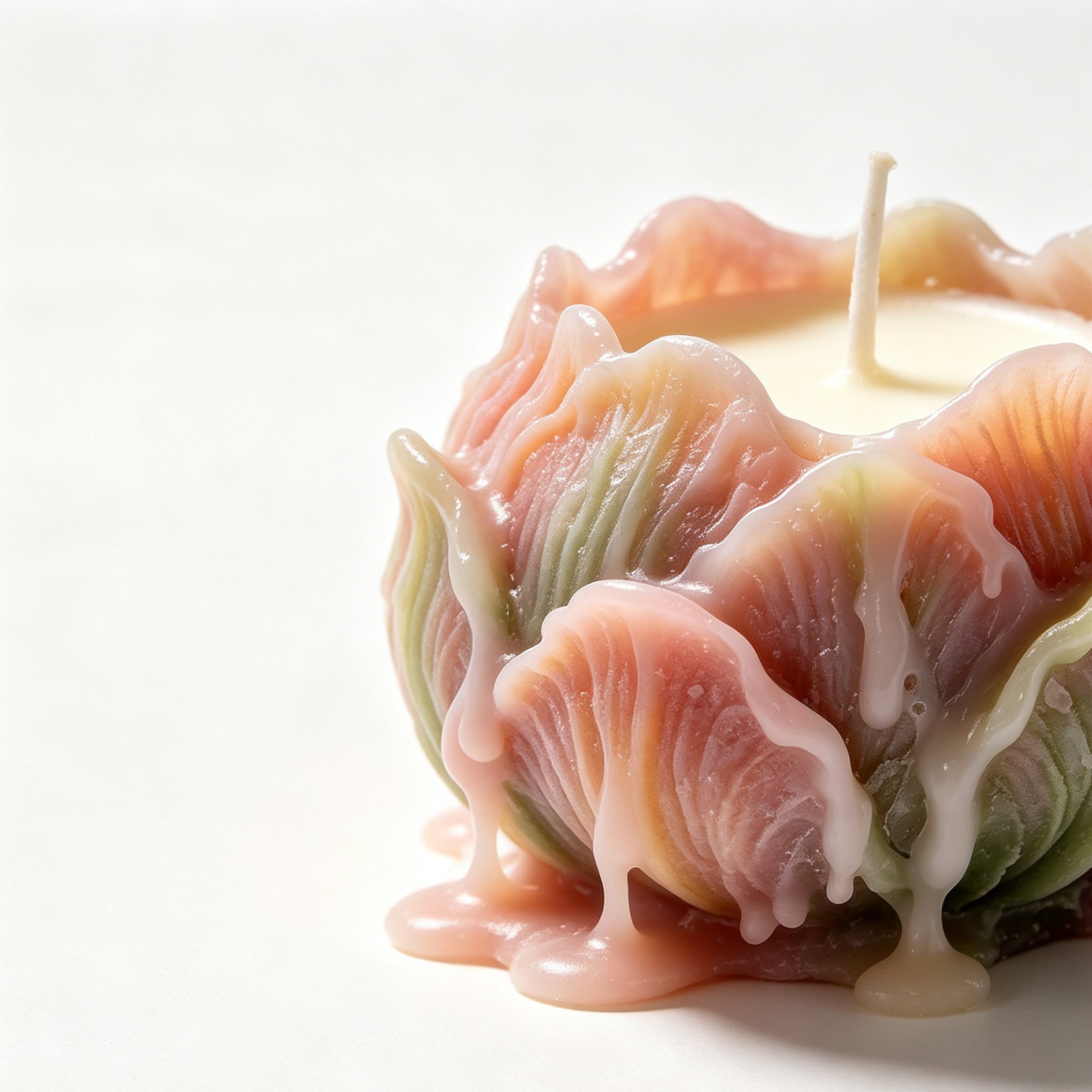 Aromatherapy lotus candle for home decor