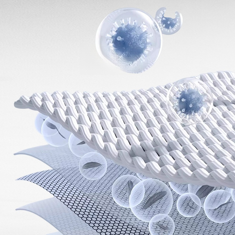 肌に優しい防臭通気性使い捨て靴下