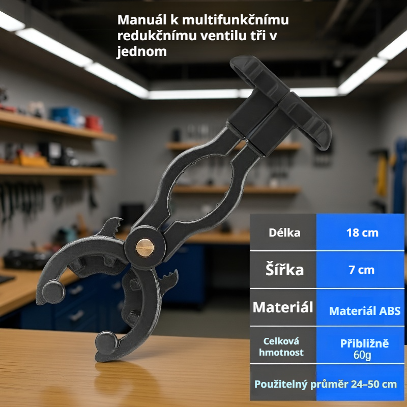 Klíč na demontáž regulátoru tlaku pro plynové lahve