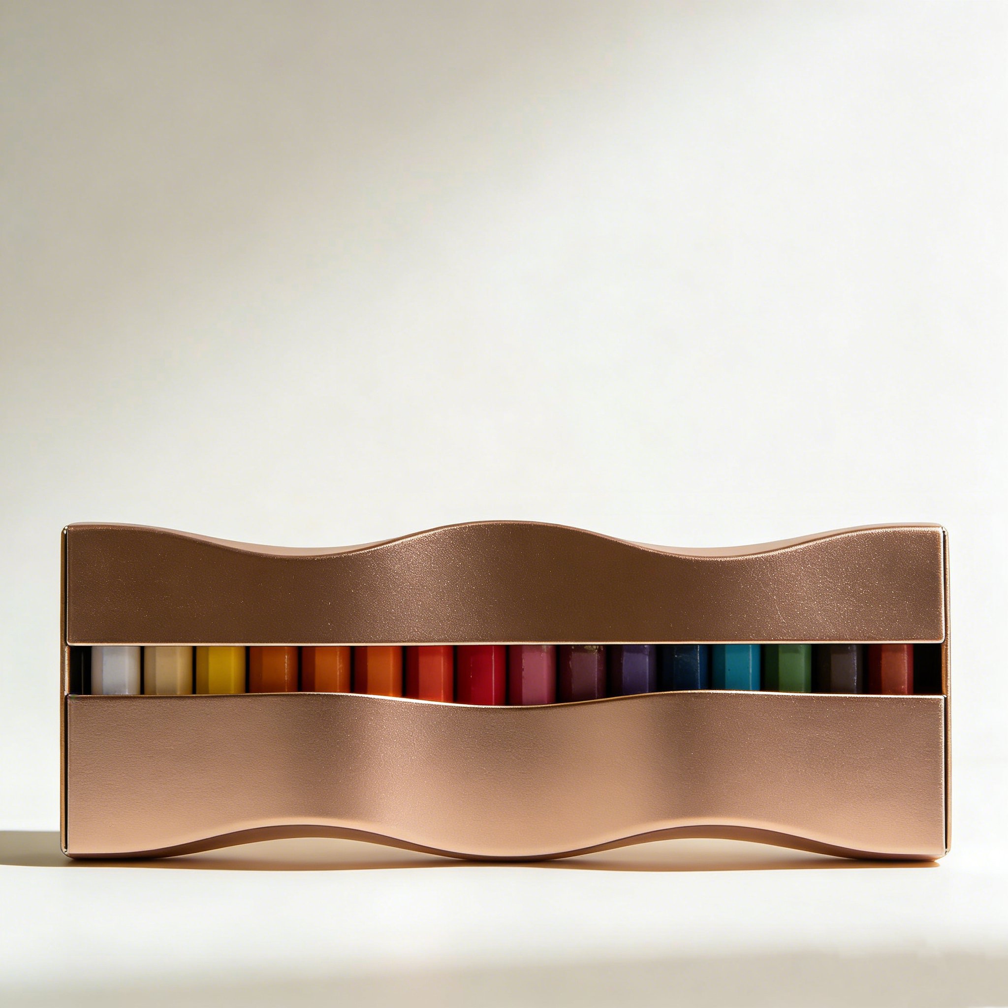 16色蜡笔3箱セットのカラフルなパッケージ