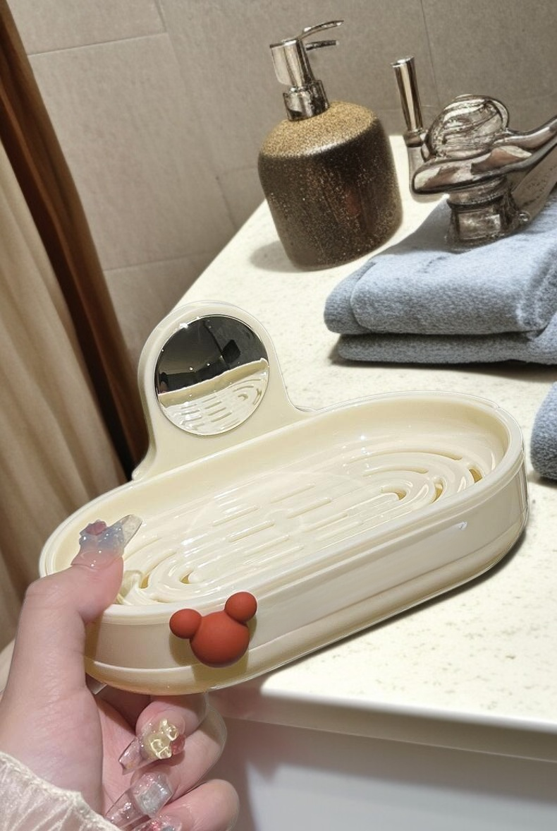 奶油風肥皂盒多色選擇展示