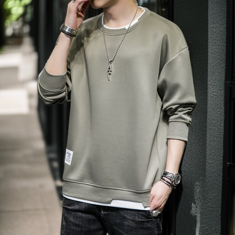 スウェット メンズ 学生 長袖 トップス ラウンドネック プルオーバー ゆったり トップス