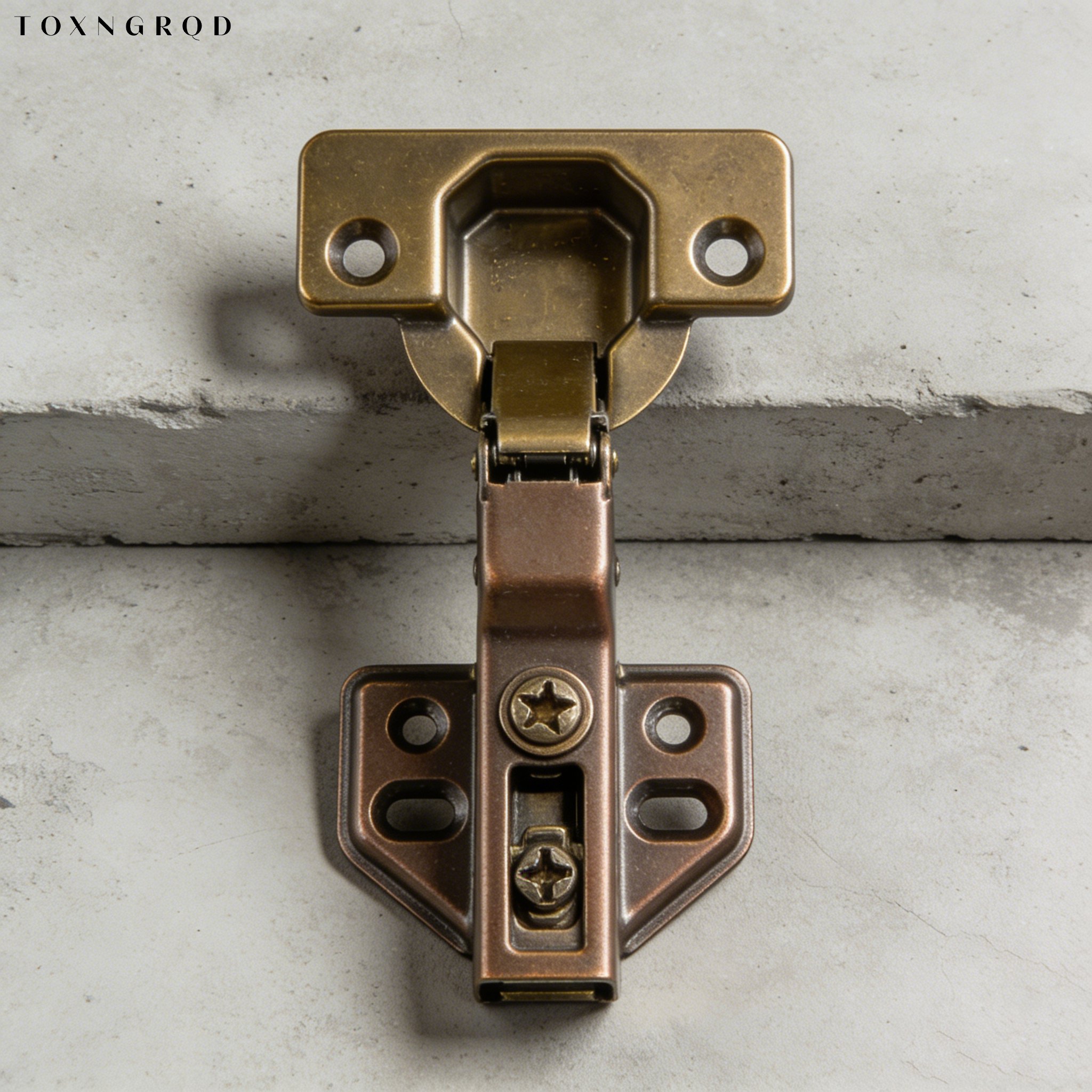 Bisagra de tope hidráulico sin orificios(paquete de 4)