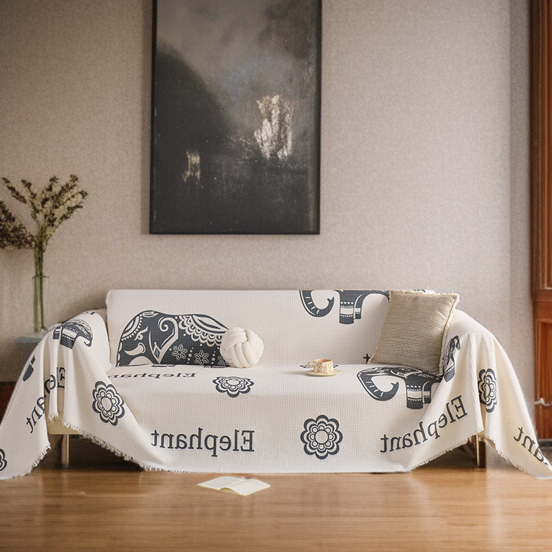 양면 풀커버 소파커버 미끄럼방지 풀커버 소파커버 셰닐 고양이잡기방지 소파커버